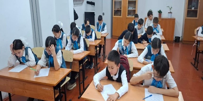 В школах города Шымкент проведено тестирование по программе Akelius